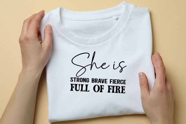 She Is Strong Brave Fierce Full Of Fire SVG Angelina750 