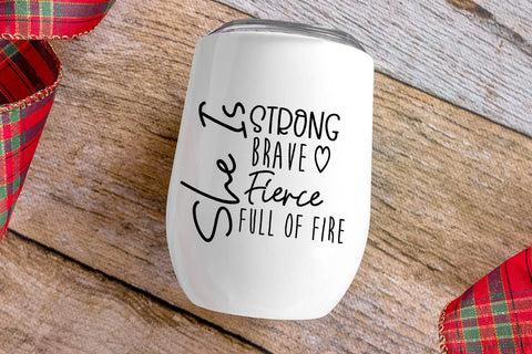 She Is Strong Brave Fierce Full Of Fire SVG Angelina750 