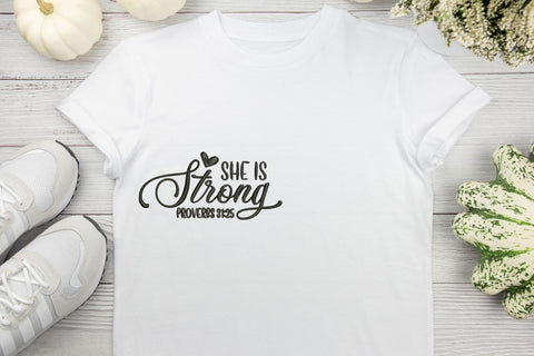 She Is Strong for Machine Embroidery Embroidery/Applique DESIGNS SvgOcean 
