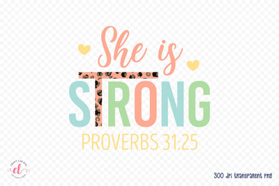 She is Strong - Nurse Sublimation Design Sublimation CraftLabSVG 