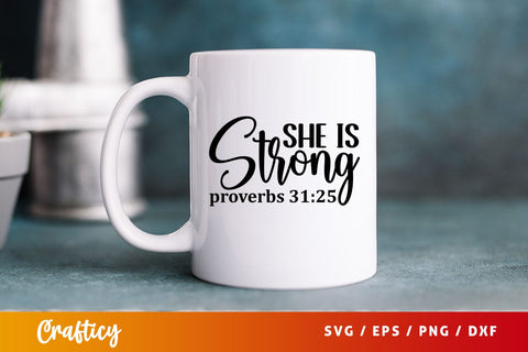 she is strong proverbs 3125 Svg Design SVG Designangry 