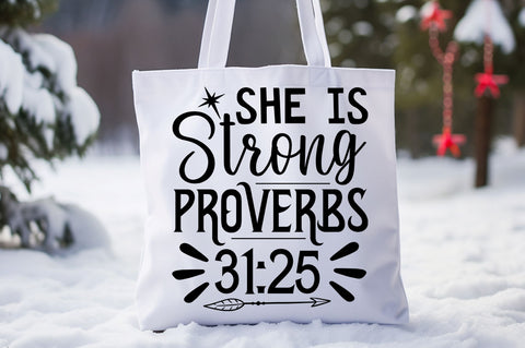 She is strong proverbs Svg Design SVG Regulrcrative 