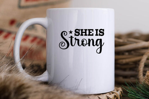 She is Strong SVG Angelina750 