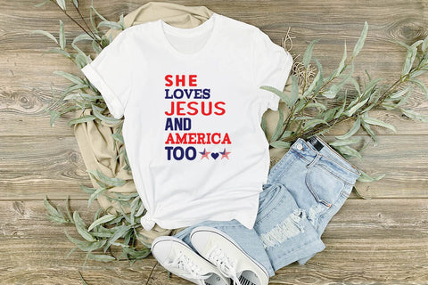 she loves jesus and america too SVG Angelina750 