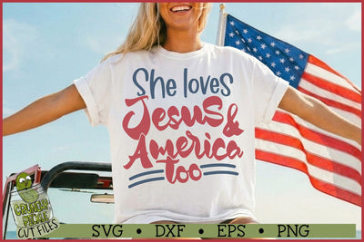 She Loves Jesus SVG File SVG Crunchy Pickle 
