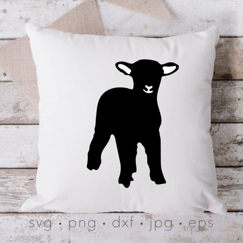 SHEEP SVG, lamb silhouette cut, snij schaap Christmas lamb SVG Kimberly Thomas Design 