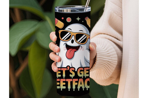 Sheetfaced Ghost 20oz Tumbler Wrap Sublimation DesignSVG 