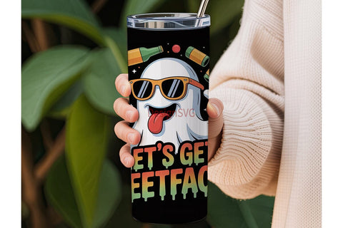 Sheetfaced Ghost 20oz Tumbler Wrap Sublimation DesignSVG 