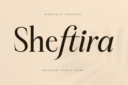 Sheftira - Modern Serif Font Font Letterena Studios 