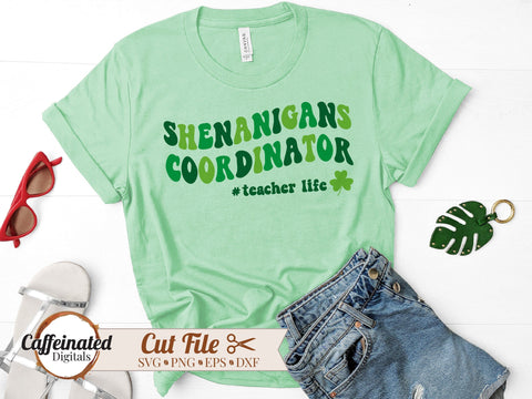 Shenanigans Coordinator Teacher Life SVG SVG Caffeinated SVGs 