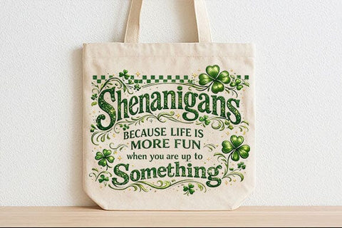 Shenanigans PNG | St Patrick’s Day Funny Quote Sublimation SVG BillahCrafts 