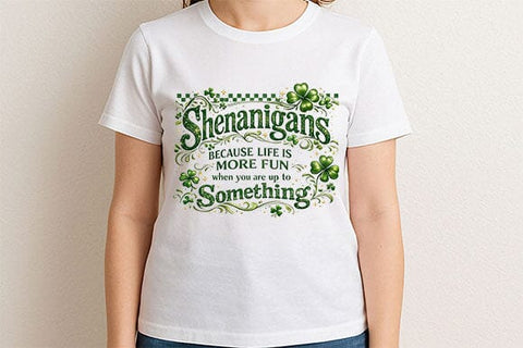 Shenanigans PNG | St Patrick’s Day Funny Quote Sublimation SVG BillahCrafts 