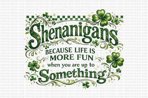 Shenanigans PNG | St Patrick’s Day Funny Quote Sublimation SVG BillahCrafts 