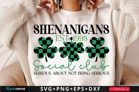 Shenanigans Social Club SVG Design SVG Regulrcrative 