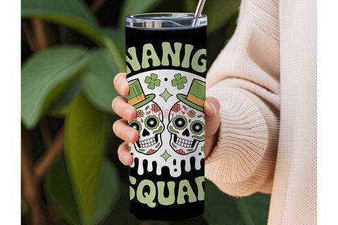 Shenanigans Squad 20oz Tumbler Wrap Sublimation DesignSVG 