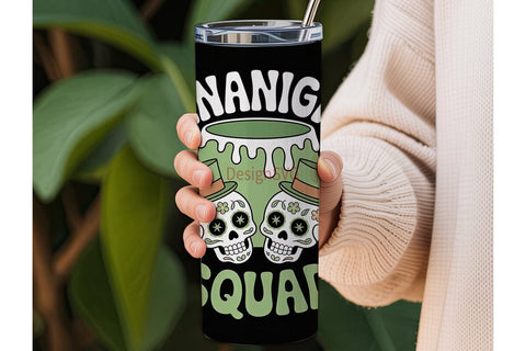 Shenanigans Squad 20oz Tumbler Wrap Sublimation DesignSVG 