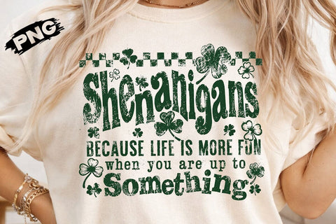 Shenanigans St Patricks Day Quote PNG Art SVG DesignDestine 