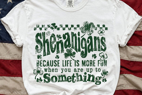 Shenanigans St Patricks Day Quote PNG Art SVG DesignDestine 