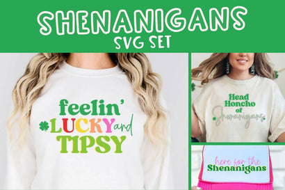 Shenanigans SVG Set For St. Patrick's Day SVG So Fontsy Design Shop 