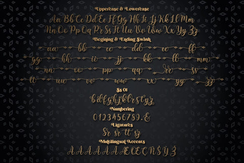 Sherika | Batik Calligraphy Font studioalmeera 