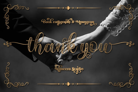 Sherika | Batik Calligraphy Font studioalmeera 