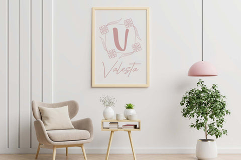 Sherlita Rose Monogram Font Afandi Studio 