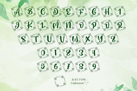 Sherlita Rose Monogram Font Afandi Studio 