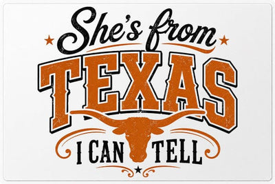 She's From Texas I Can Tell Quote PNG | Texas Girl Sublimation PNG SVG BillahCrafts 