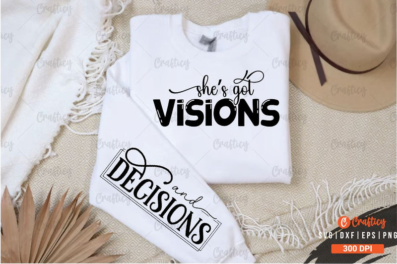 She's got visions Sleeve SVG Design SVG Designangry 