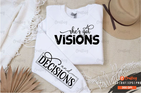 She's got visions Sleeve SVG Design SVG Designangry 