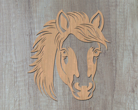 Shetland pony Laser SVG Cut File, Shetland pony Glowforge File, Shetland pony DXF, Shetland pony Wall Art SVG SVG HappyDesignStudio 