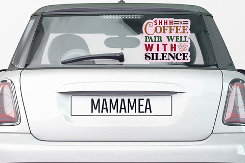 Shhh Coffee pair well with silence SVG Angelina750 