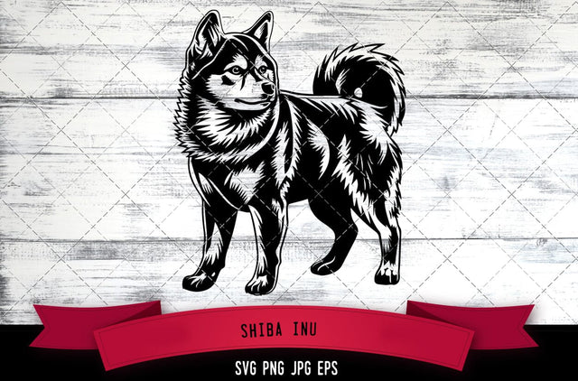 Shiba Inu SVG, Dog SVG, Logo - Digital Download with Commercial License for Cricut, Silhouette, Scan N Cut Crafting SVG Loveleen Kaur 