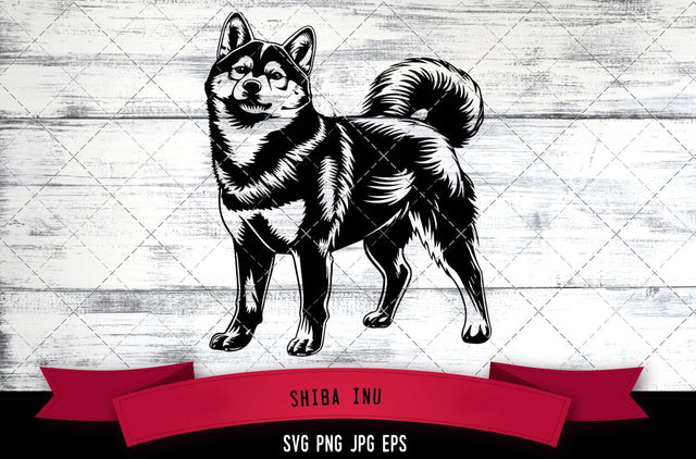 Shiba Inu SVG, Dog SVG, Logo - Digital Download with Commercial License for Cricut, Silhouette, Scan N Cut Crafting SVG Loveleen Kaur 