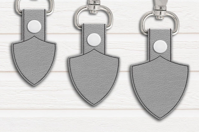 Shield Blank ITH Key Fob Applique Embroidery Embroidery/Applique DESIGNS Risa Rocks It 