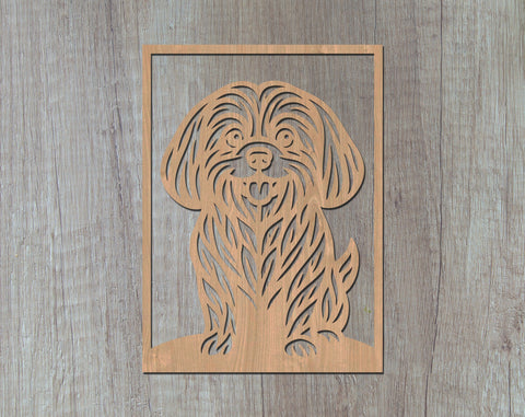 Shih Tzu Laser SVG, Cute Dog Laser Cut, Pet Lover Design, Digital Download, Dog Art, Laser Engraving File SVG HappyDesignStudio 