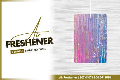 Shimmering iridescent liquid drops with glitter on pink purple and blue background Sublimation Regulrcrative 