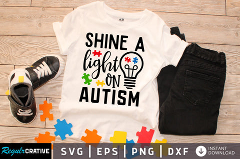 Shine a light on autism svg design SVG Regulrcrative 
