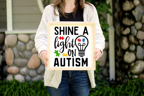 Shine a light on autism svg design SVG Regulrcrative 