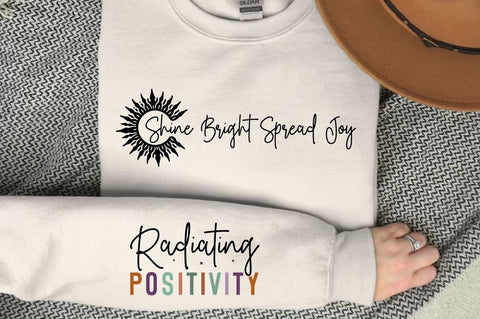 Shine Bright Spread Joy Sleeve SVG Design SVG Designangry 