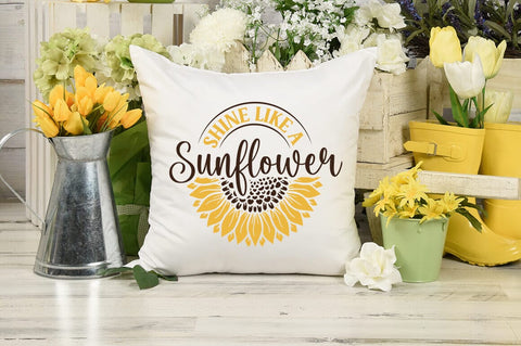 Shine like a sunflower SVG Design SVG Designangry 