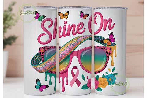 Shine On Tumbler Wrap 20oz Sublimation PixelChick 
