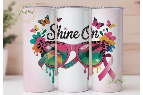 Shine On Tumbler Wrap 20oz Sublimation PixelChick 