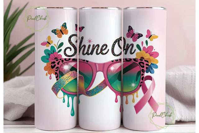 Shine On Tumbler Wrap 20oz Sublimation PixelChick 