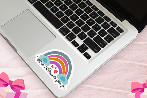 Shine wherever you go Sticker Design Sublimation Regulrcrative 