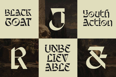 Shingeku – Modern Blackletter Font Arterfak Project 