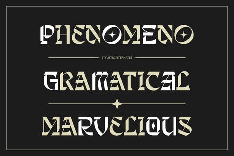 Shingeku – Modern Blackletter Font Arterfak Project 