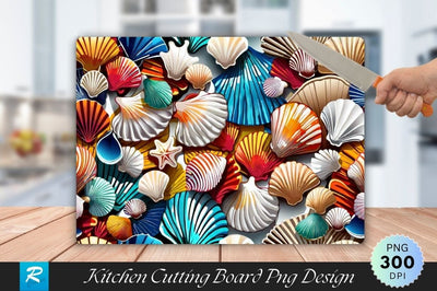 Shiny Colorful Flowers Background Wallpaper Cutting Board Sublimation Regulrcrative 
