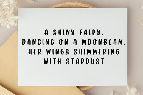 Shiny Fairy Font Masyafi Studio 