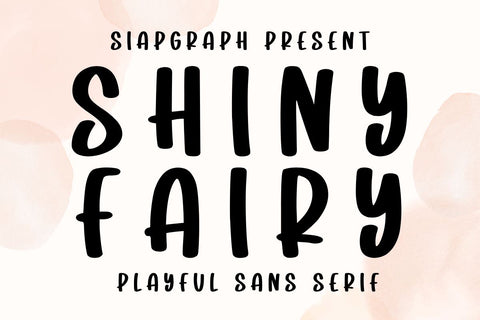 Shiny Fairy Font Masyafi Studio 
